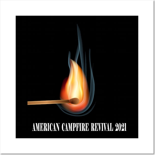 kirk cameron - american campfire revival Wall Art by 29 hour design